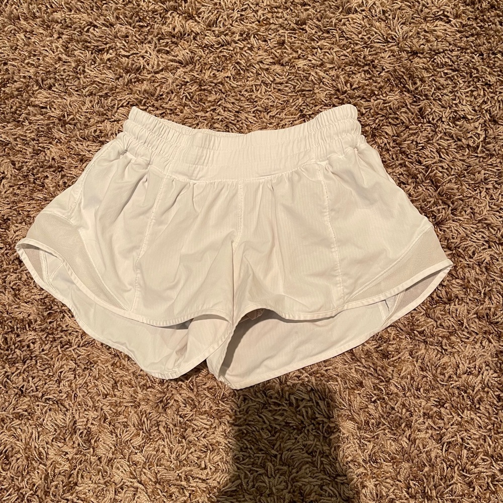 White Lululemon Shorts